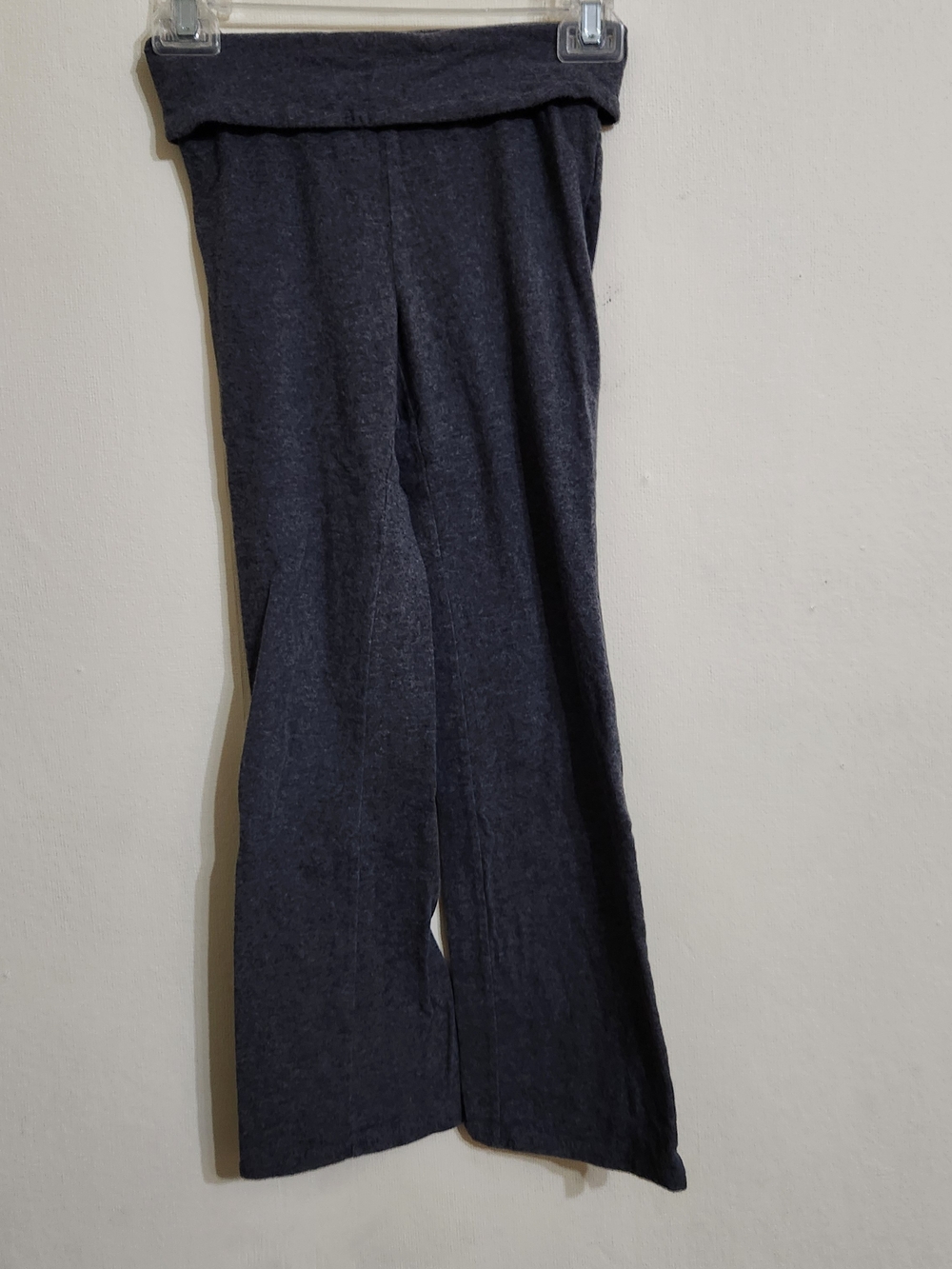 GAP Kids Dark Charcoal Fold-Over Waist Leggings